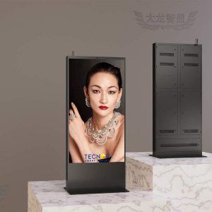 TL384-82 Inch Single Sided Floor Standing LED Totem