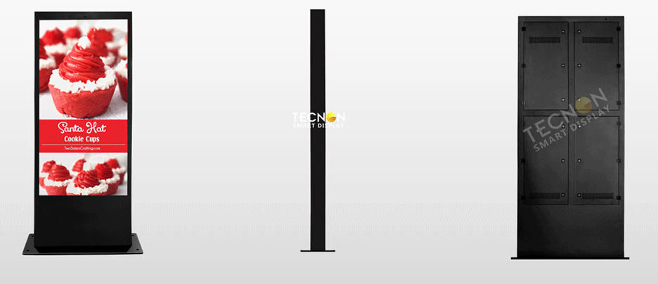 Xi'an North Railway Station TL384-82 Inch Single-sided Floor Standing LED Totem 260 * 468 dots 30 sets - Showcase - 5