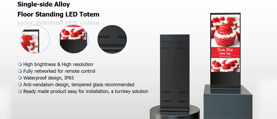 Floor Standing LED Totem