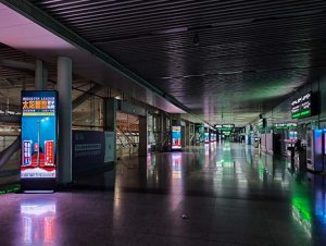 Enhancing Passenger Experience and Brand Promotion with totem led display at Shenzhen North Railway Station