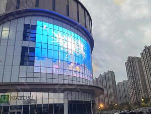 200㎡ P3.9-7.8mm Indoor Transparent LED Screen