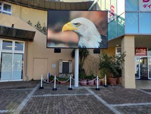 Outdoor LED Display Project in Japan: Single-Column LED Totem with IP66 Protection