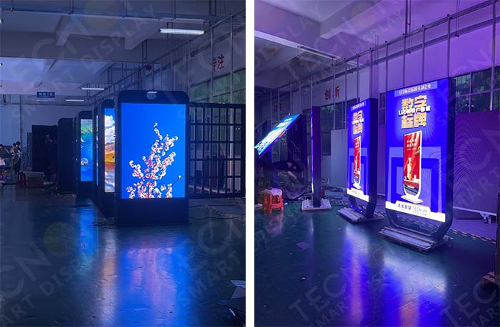 LED signage totem