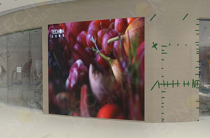 LED display screen in store