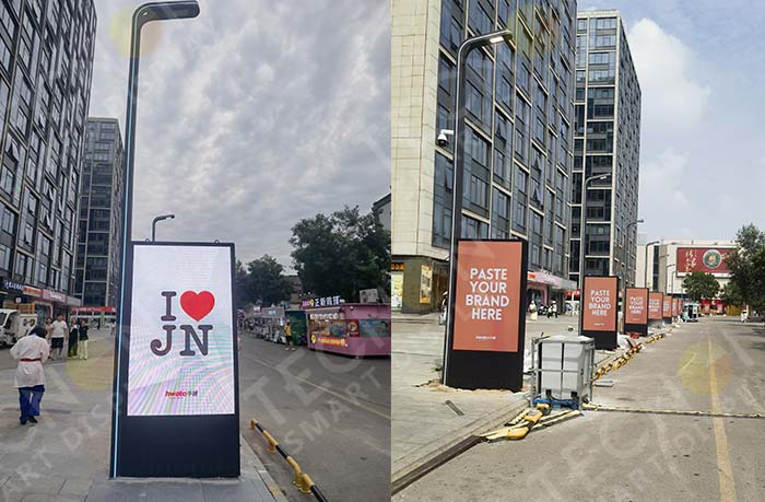 P2.5 Floor-Standing LED Totem | Jinan Outdoor Installation - Showcase - 3