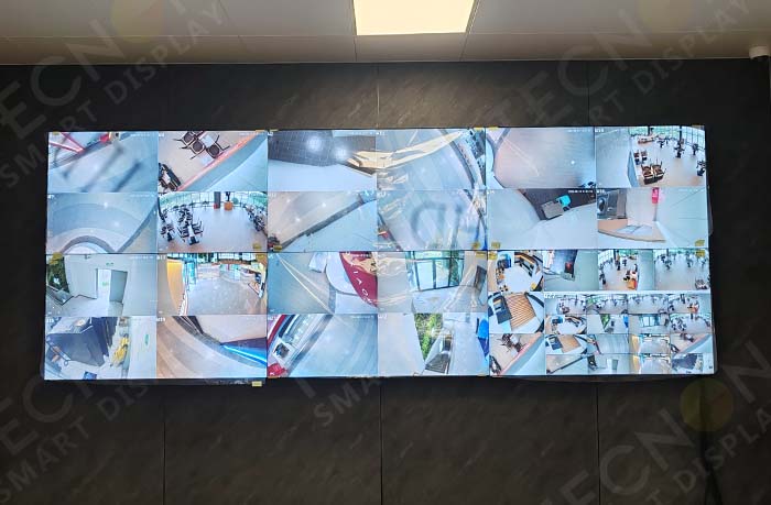 Full-color LED screen and indoor video wall at Gehu Expressway Service Area