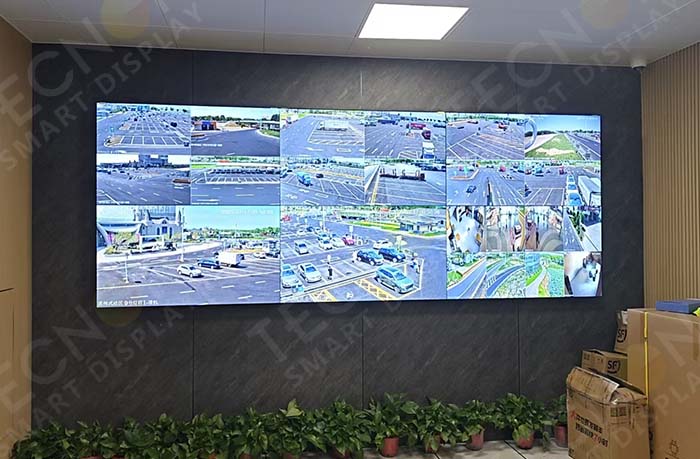 Fine pitch LED screen in smart city monitoring hub