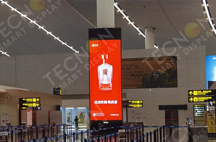 Chongqing Airport Large-Size LED Totem - Showcase - 3