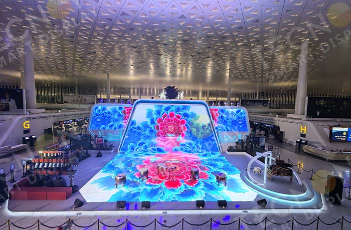 Bright LED screen display