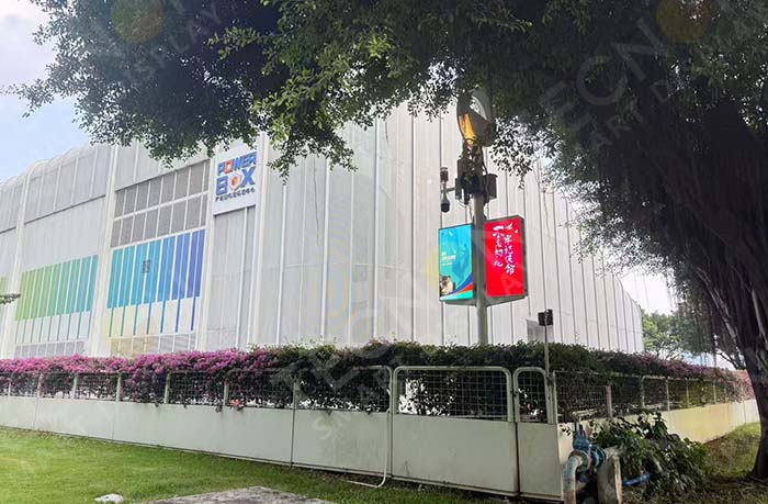 P3 LED pole display for smart communication