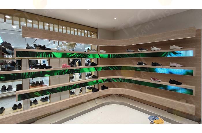 Indoor strip LED screen design