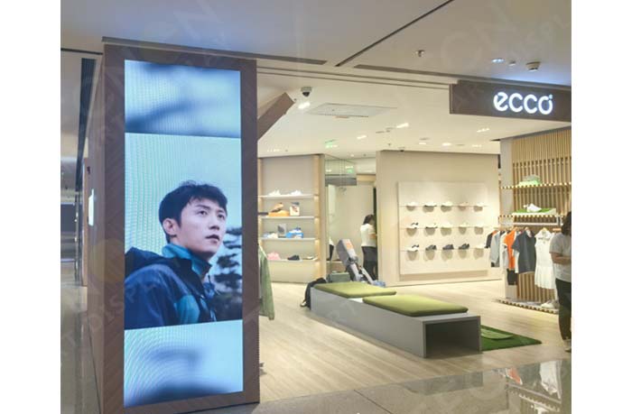 ECCO store entrance LED panel MixC Shenzhen