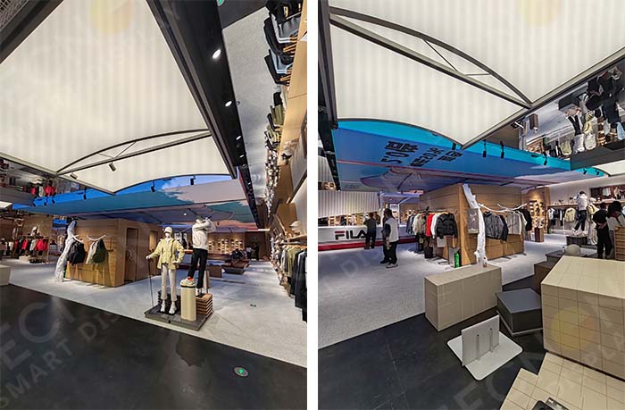 Indoor LED screens project at Fila flagship store in Xi’an