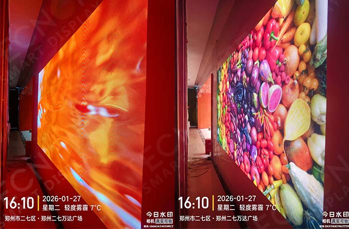 Indoor LED Wall Screen Installed in Kidswant Store at Zhengzhou Wanda Plaza