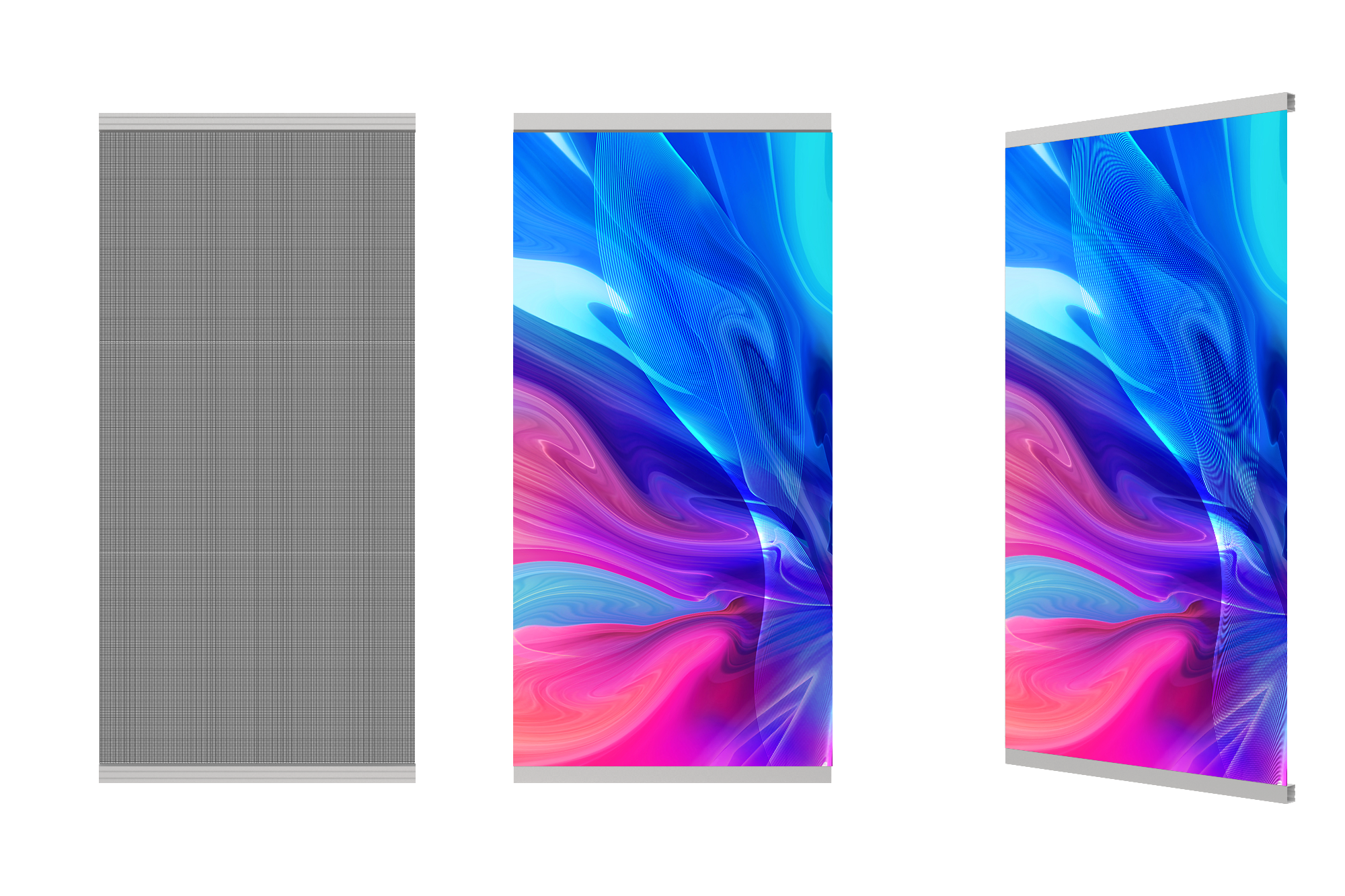 Flexible Holographic Screen