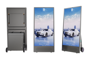 Outdoor Mobile A Frame Battery Operated Digital Signage
