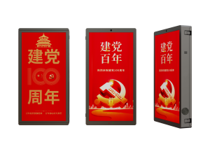 TL320X640 Double Sided LED Pole Screen