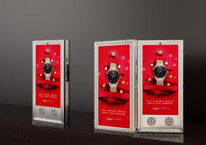 TL400X800 Double Sided LED Pole Screen