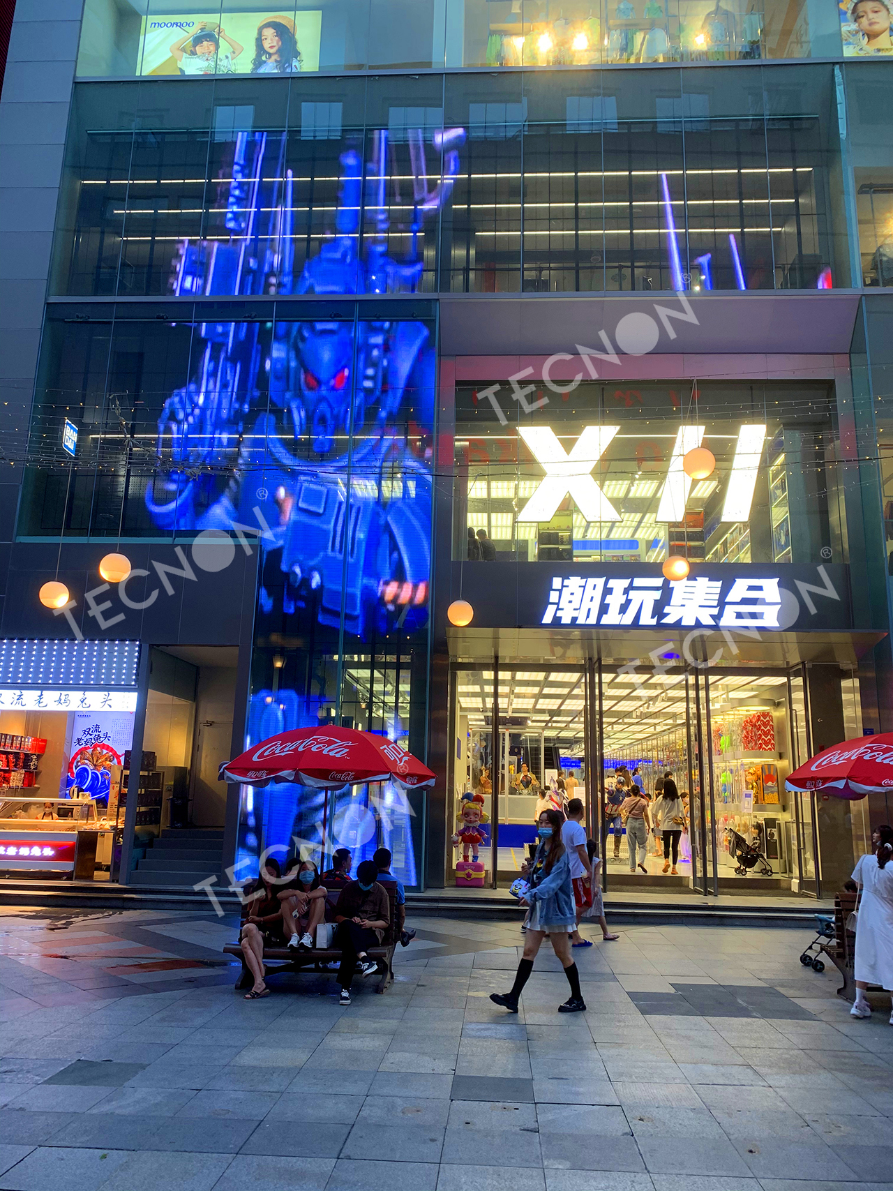 Tecnon Transparent Screen Series Details application 01